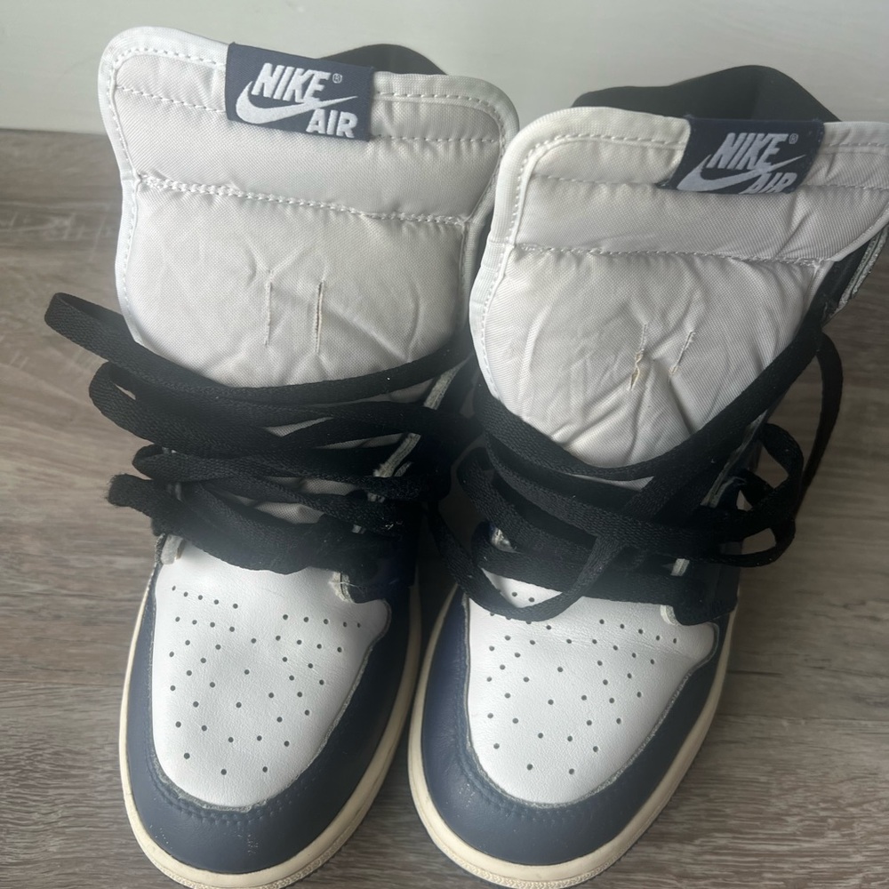 Nike Kids' Black and White High-Top Sneakers